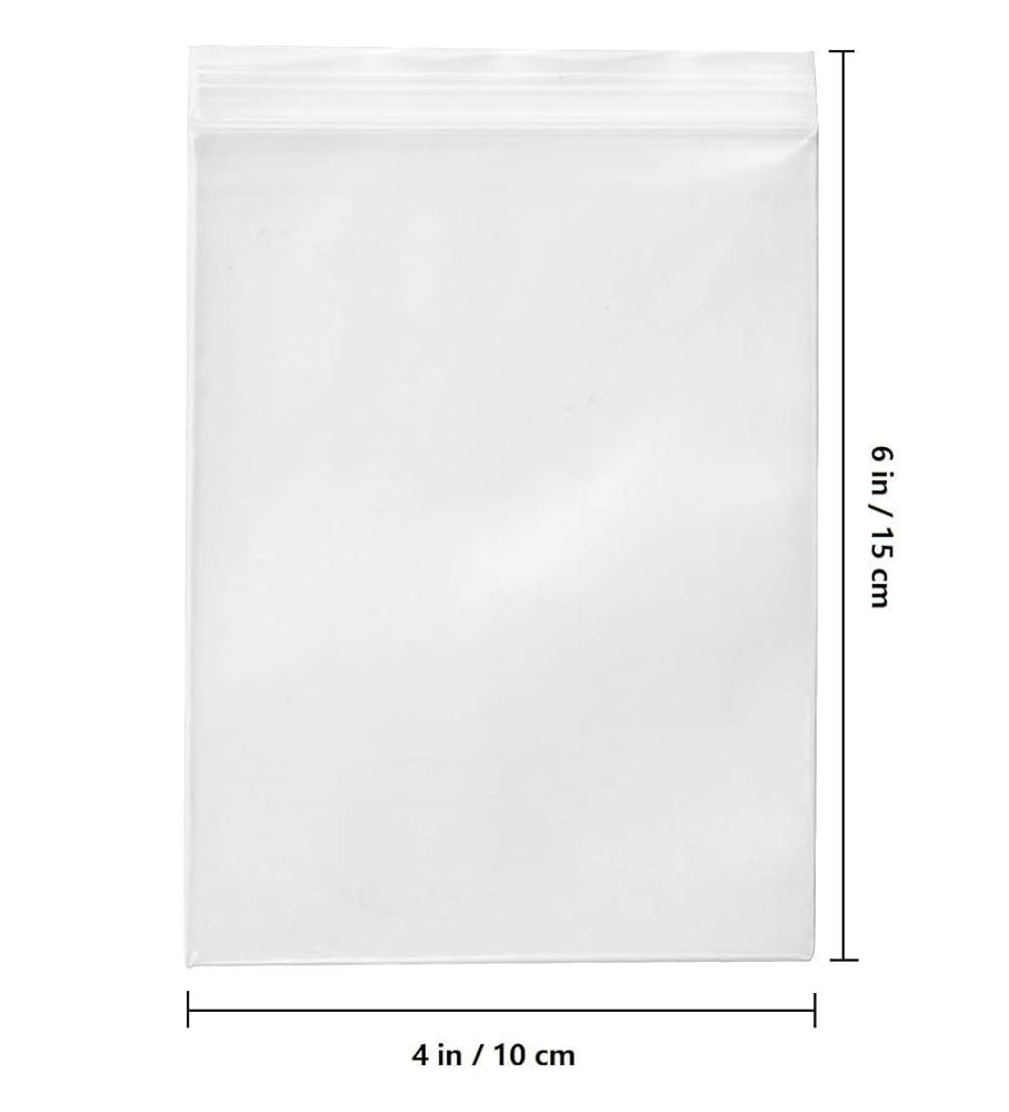 Amazon.co.jp: ジップロックバッグ 透明プラスチック 再閉鎖可能